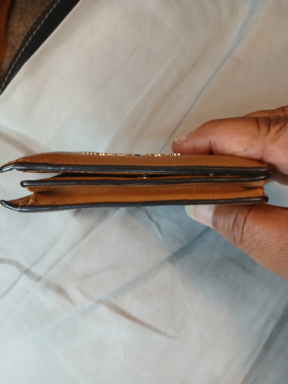 Michael Kors Men's Tan Leather Wallet